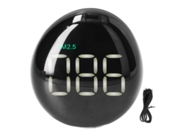 Detector De Gás Portátil Laxiscreed Para Ambientes Domésticos, Mede Pm2.5 E Gases Com Facilmente