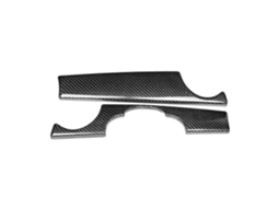 Adesivo Decorativo Em Fibra De Carbono Real Para O Painel De Instrumentos Central Do Mini R55 R56 2007-2013 (volante À Esquerda).