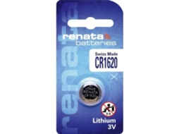 Blister de 1 Bateria de Botão de Lítio Cr1620 3V 68 Mah RENATA