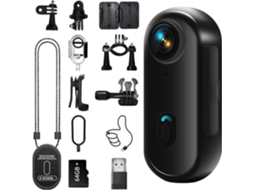 Mini Câmera Corporal 4k, Câmera de Ação Vestível, Câmera de Ação Esportiva TAISHENGDA (tamanho em Miniatura)