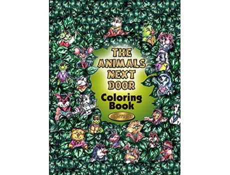 Livro The Animals Next Door Coloring Book de Addison Baker (Inglês)