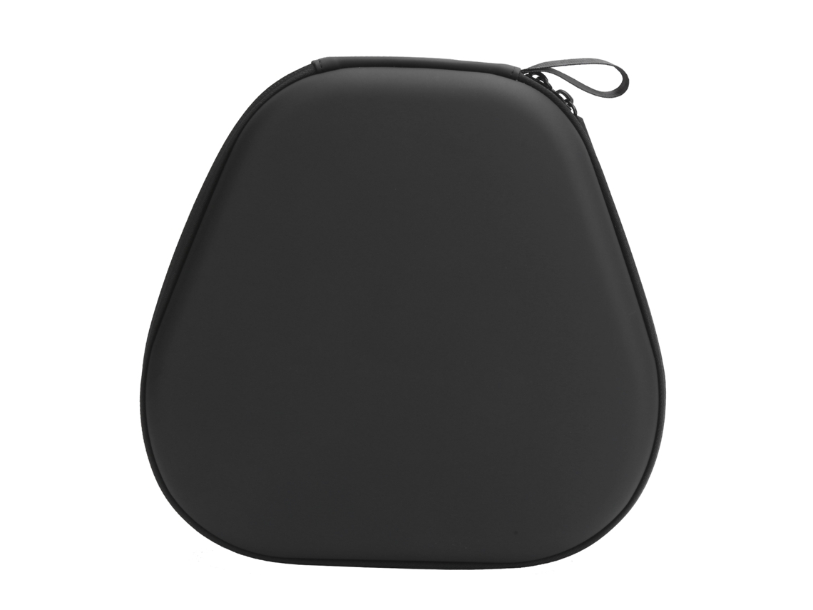 Aetheria estojo Portátil para Fones de Ouvido Bolsa de Transporte Proteção Couro Pu+eva Preto
