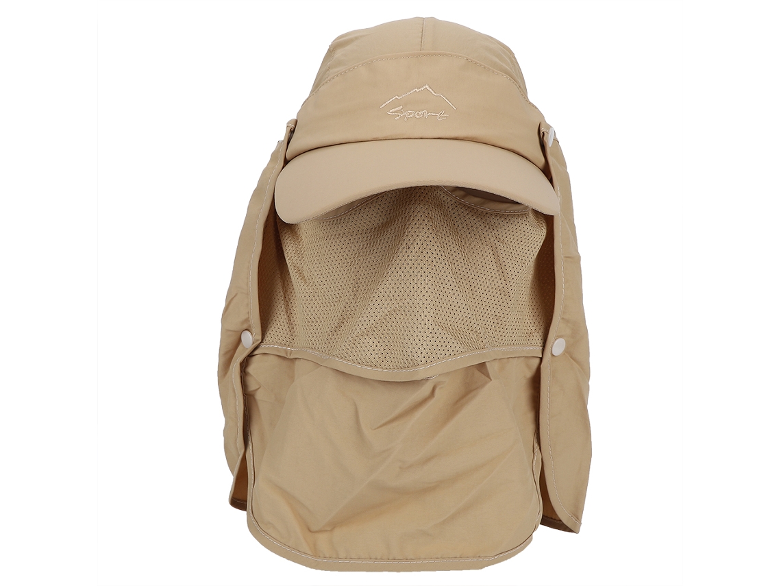 Chapéu de Sol UV UPF 50+ com aba larga, para pesca, viagem, camping, jardim, verde militar S/MARCA