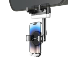 Suporte para Celular Veicular com Espelho Retrovisor Giratório SFUSHOS