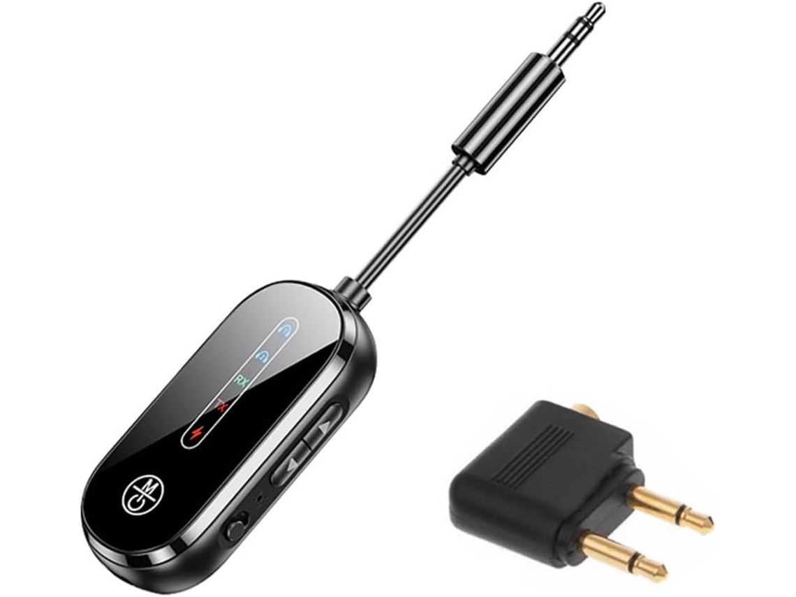 Transmissor/receptor De Áudio Bluetooth 5.4 De Baixa Latência, Entrada Aux