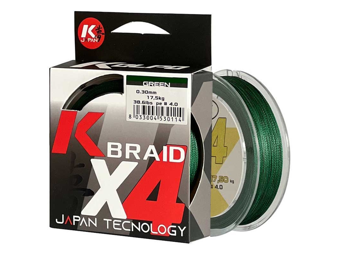 Trançado Kx4 300 M Transparente 0.120 Mmkolpo