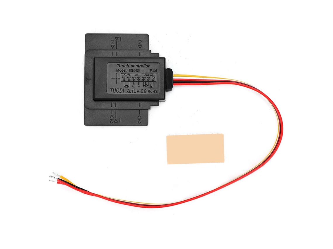 Interruptor De Toque Dimmer Para Lámpara Espejo Impermeable Voltaje Amplio 5v-24v