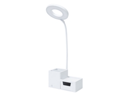 2026 lâmpada de Escritório Led com Portaminas e Gaveta de Armazenamento para Leitura no Quarto, Versão com Cabo