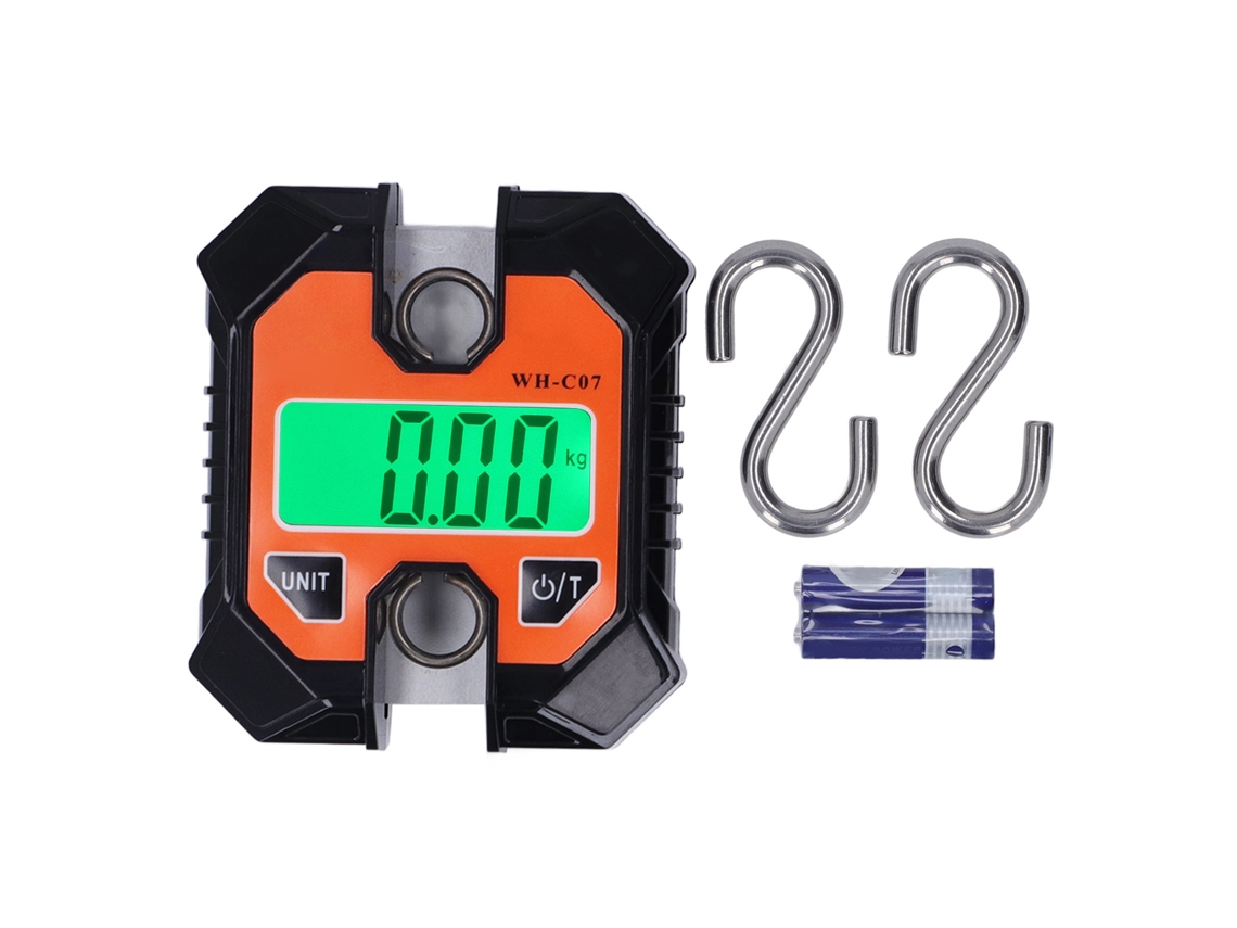 Balança Digital Para Guindaste Com Ganchos, Visor Lcd, Balança Eletrônica Suspensa Para Uso Industrial, Capacidade De 100 Kg (220 Aquaforge