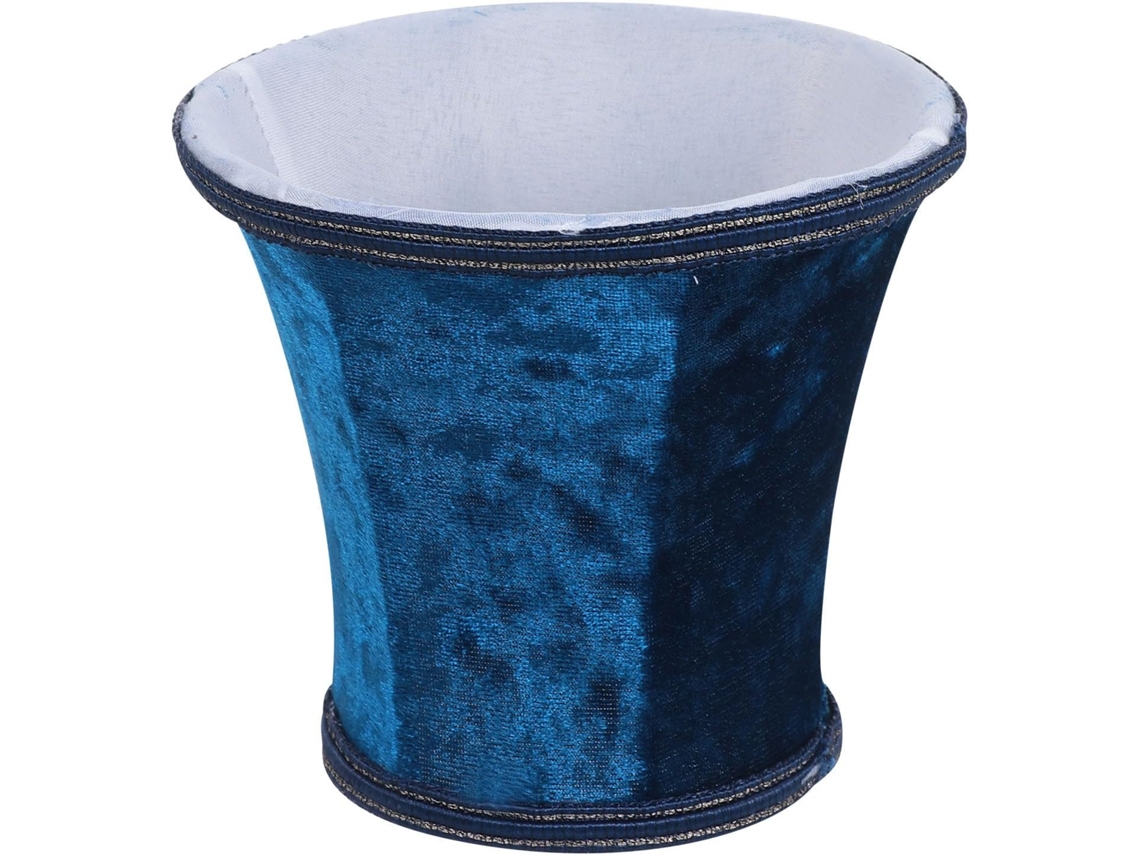 Capa de Tecido Azul para Lâmpada, Decoração Leve e Fácil Instalação, Ideal para Enfeitar e Usar em Luminárias. SFUSHOS