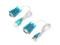 2 Peças Adaptador Usb para Porta Série Rs232 Hl 340 | S/MARCA