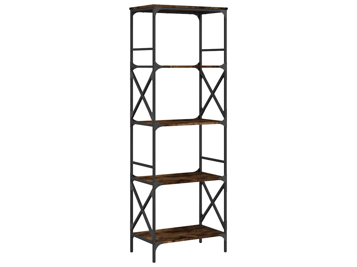 Rack com 5 Prateleiras Derivados de Madeira Carvalho Fumado MAISON EXCLUSIVE