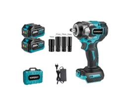 Yofidra Chave De Impacto, Torque De 1200n.m, Velocidade Sem Carga De 6800rpm,2 Bateria Eu Plug B Oem