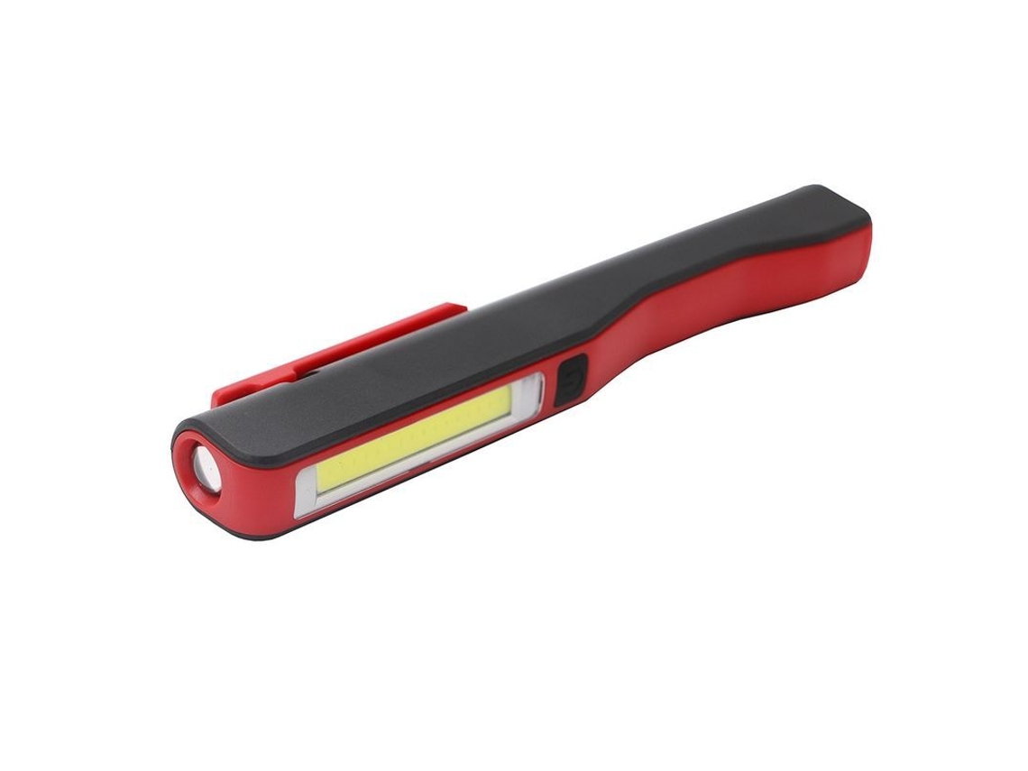 Lanterna De Trabalho Led Recarregável 180 Lúmens Cob Ultra Potente Com Imã E 2 Modos De Trabalho