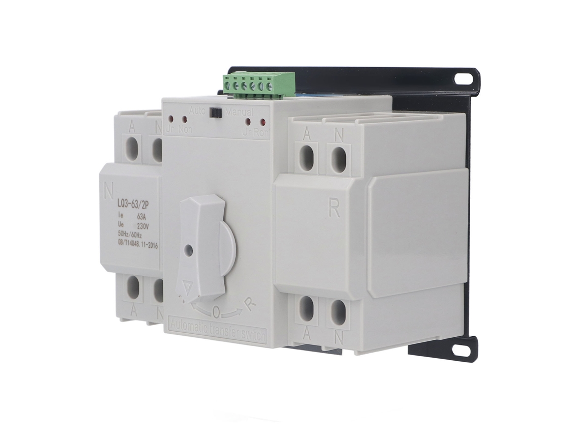 Laxiscreed Comutador Automático 230v 63a 2p Para Troca De Dupla Fonte De Energia