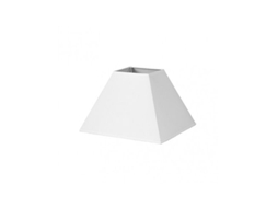 Abajur Pirâmide Mezzo E27 Branco 40Dx18Dx28H Tecido Popeline