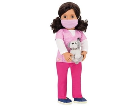 Boneca Paloma Veterinarian Deluxe 46Cm Nossa Geração OUR GENERATION