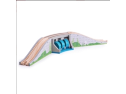 Ponte Com Cachoeira Para Conjunto De Trem De Madeira Bigjigs Acessório Para Trilhos De Trem