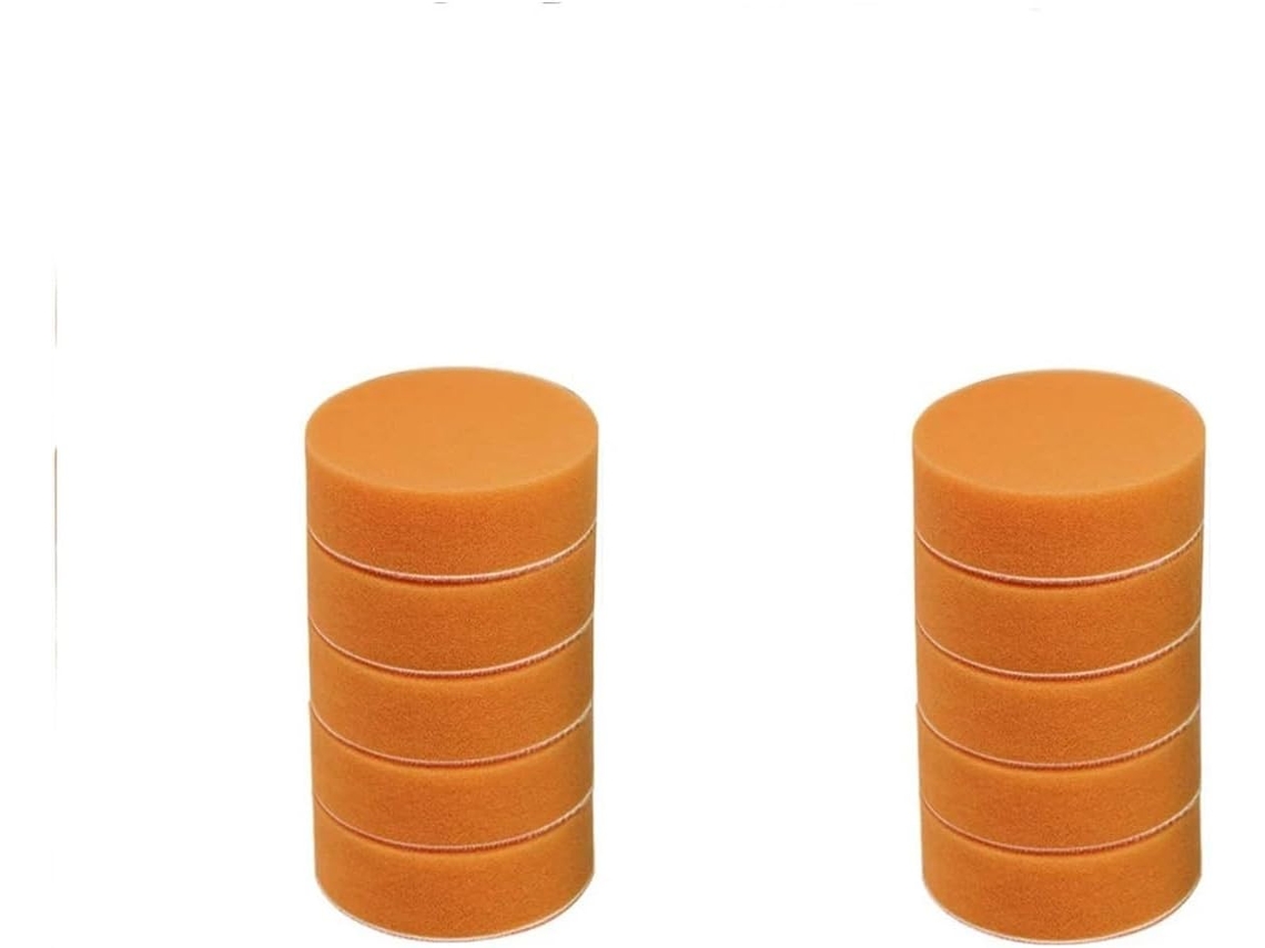 Conjunto De 10 Boinas Espuma Para Polimento 3 Polegadas (7,6 Cm),