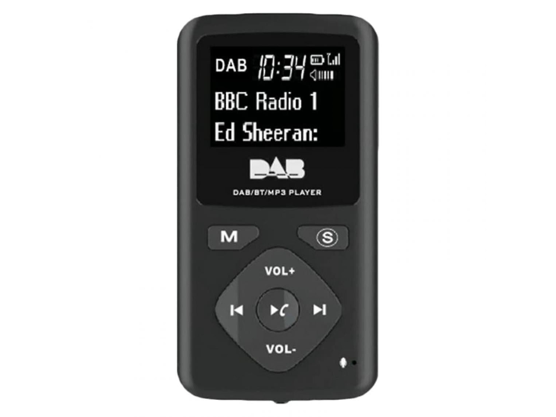Lurelia Rádio Digital Com Bluetooth, Dab/dab+, Fm/am, Leitor Mp3, Wma