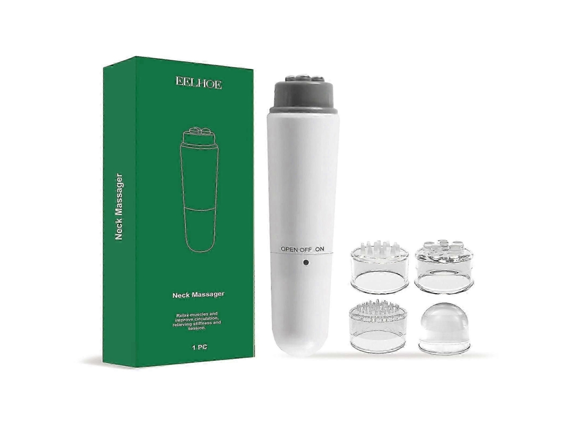 Mini Massageador Facial Elétrico Portátil 4 em 1, Profundo para Celulite no Rosto, Mãos, B Raços, Pescoço, Pés e Corpo GOKOCO