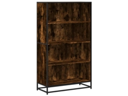 Maison Exclusive - Prateleira para Derivados de Madeira de Carvalho Defumado - 80,5 x 35 x 139 cm