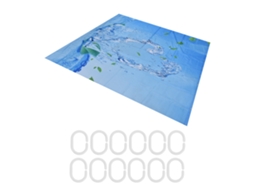 Cortina de Banho Impermeável Decorativa 150x180cm S/MARCA