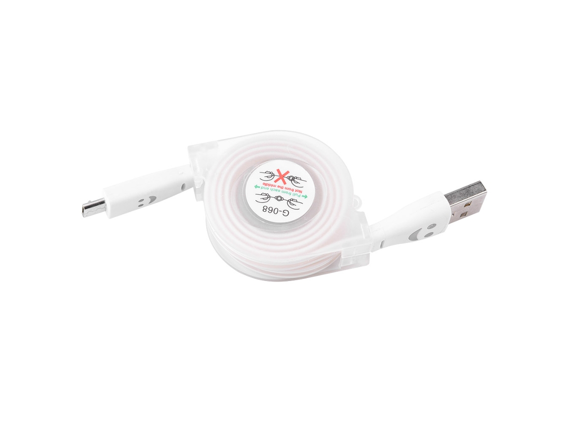 Cabos de Dados Micro Usb LAXISCREED Retráteis Led