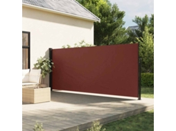 Vidaxl Toldo Lateral Retrátil 180x300 Cm Castanho