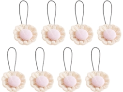 Prendedores De Tecido Com Clipes Para Decoração Casa, Prendedores Decorativos Para Lençóis De Sofá, 8 Peças, Estampa De