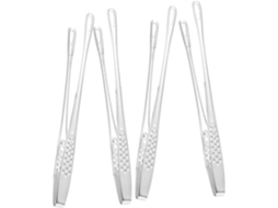 Conjunto De Pinças Para Churrasco Besportble Em Aço Inoxidável, Pinças De Cozinha Em Metal Prateado, 4 Peças Para Buffet