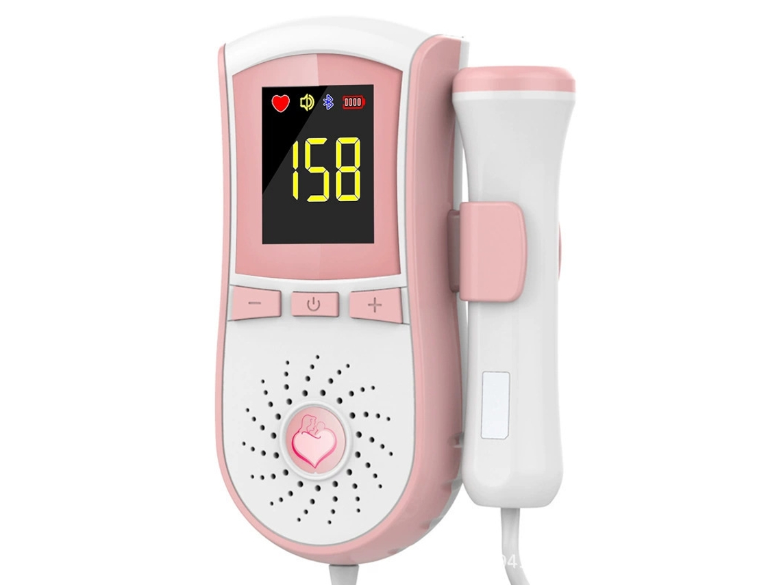 Monitor Fetal Doppler Casa Display Digital Alta Sensibilidade Seguro Fácil Operar Mamãe Bebê