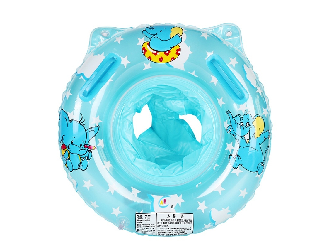 Lurelia Boia De Bebé Com Assento, Com Pegas, Material Reforçado, Pvc, Azul