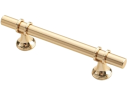 Puxadores Modernos Em Liga De Zinco Para Portas, Armários De Cozinha E Gavetas, Estilo Sofisticado Cobre Dourado, 96mm