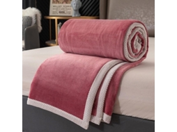 Manta de Veludo Leite Dupla Face Macia e Aconchegante Ideal para Cama Sofá Perfeita o Outono Pode Ser Usada em