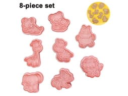 Cretters Creative 3d Cookie Cutters, Bpa Free, Para Biscoitos De Animais Decorativos Diy