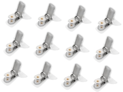 Conjunto De 12 Prendedores Edredom Antiderrapantes, Com Espuma Resistente Para Edredons E Lençóis Firmes, Práticos E