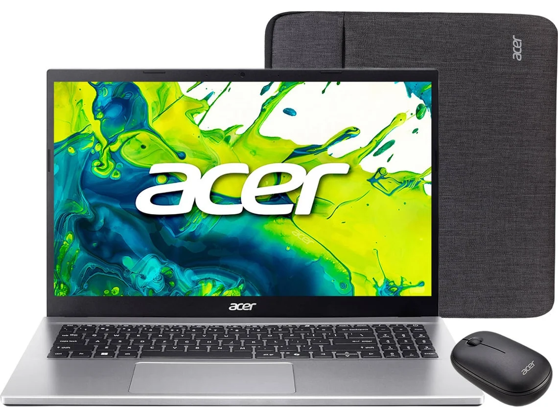 Pack Portátil ACER AG15-42P (Outlet Caixa Aberta - 15.6'' - AMD Ryzen 7 5825U - RAM: 32 GB - 1 TB SSD - AMD Radeon Graphics) + Rato + Sleeve