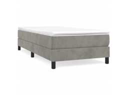 Box Spring Bed Frame, Box Spring Bed Frames Vidaxl Cinzeto Veludo (90 X 200 Cm)