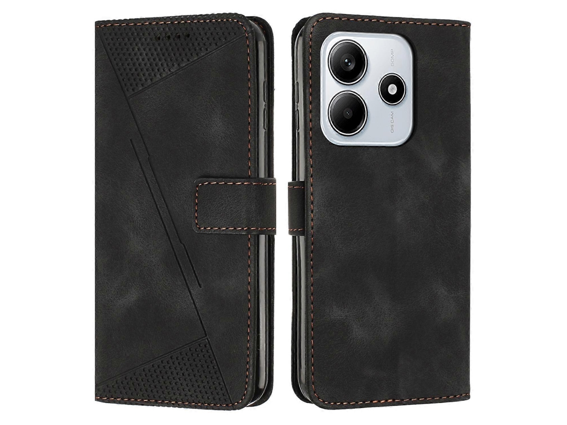 Capa De Celular Dream Triangle Em Couro Com Cordão Longo Para Redmi Note 14 4g 163,25 Mm
