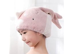 Toalla para Cabelo Seco para Meninas para Banho, Spa, Piscina (rosa)