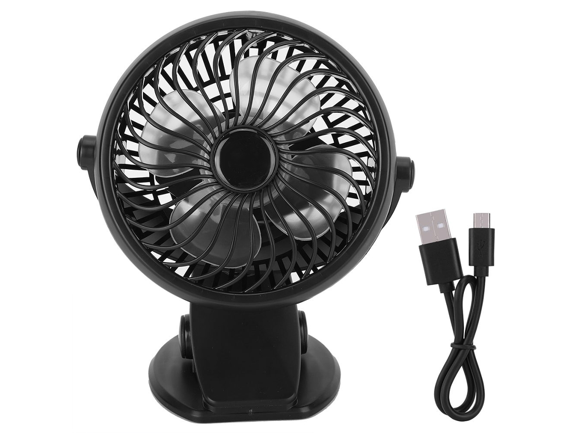 Ventilador Portátil Clip Usb Exterior Interior Verão Worten
