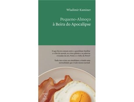Livro Pequeno-Almoço à Beira do Apocalipse de Wladimir Kaminer (Português)