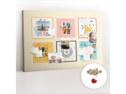 Quadro De Cortiça Com Impressão Frases Motivacionais Para O Escritório Espelharte (120x80 Cm)