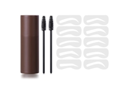 Kit De Sellos Para Cejas Con 10 Plantillas Y 2 Brochas Para Maquillaje