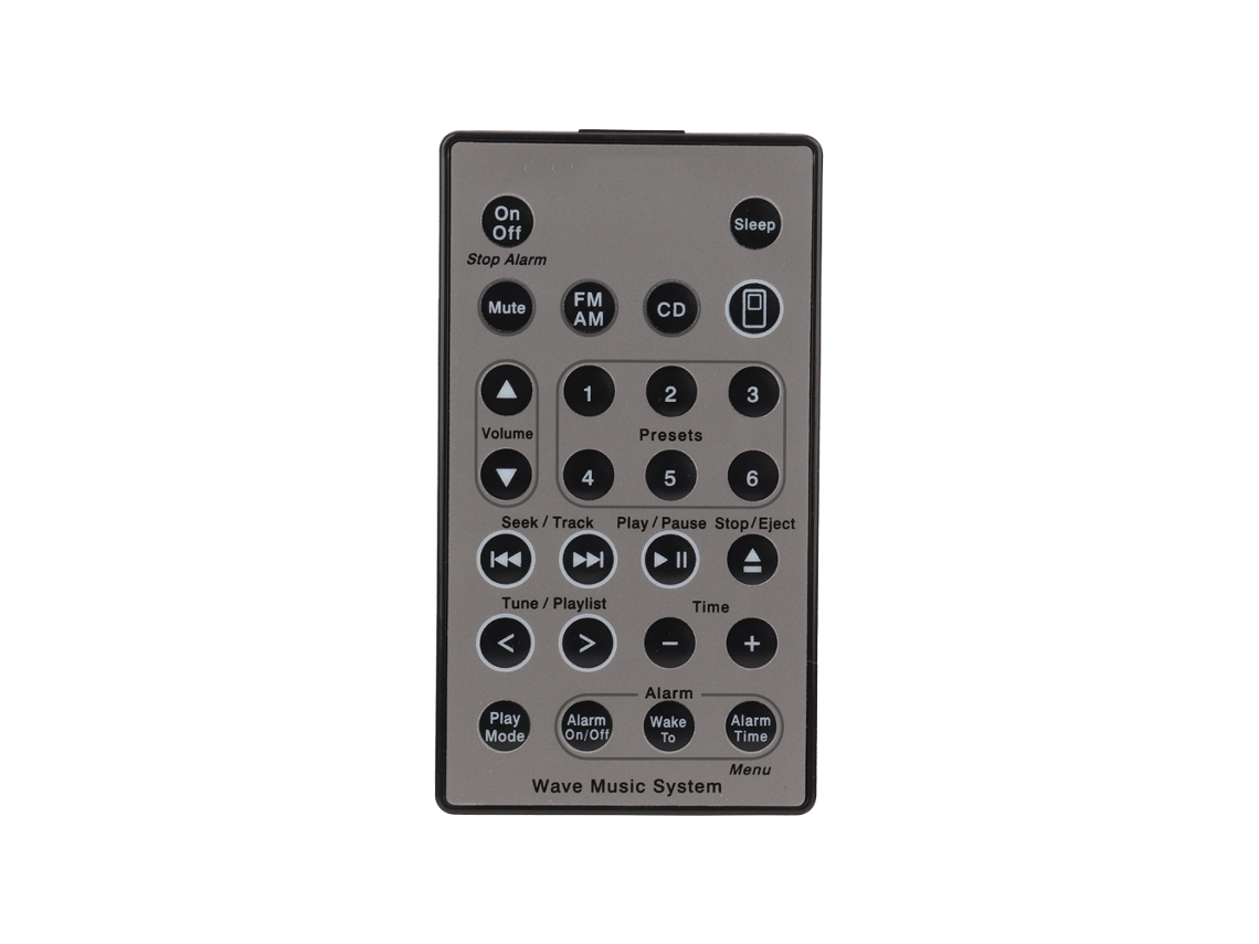 Controle Remoto De Substituição Para Player Musical Wave B1 (cinza)