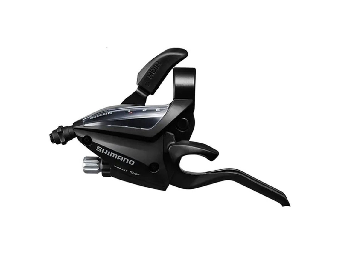 Dedos Esquerdos Alavanca Do Freio com Shifter Double St-Ef 2 Prateado 3Sshimano
