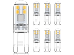 Nova Line lâmpadas Led G9 1.5w Equivalente a 20w Halógena Branco Natural 4000k, 220 240v, Pacote de 6
