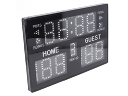 Placa de pontuação basquetebol digital led 11 dígitos com controle remoto S/MARCA