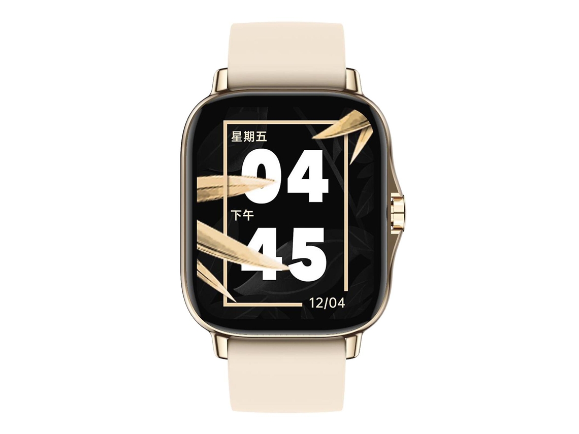 Smartwatch à prova d'água IP67 com tela sensível ao toque de 1,63 polegadas e pedômetro (dourado) Ly Ebike